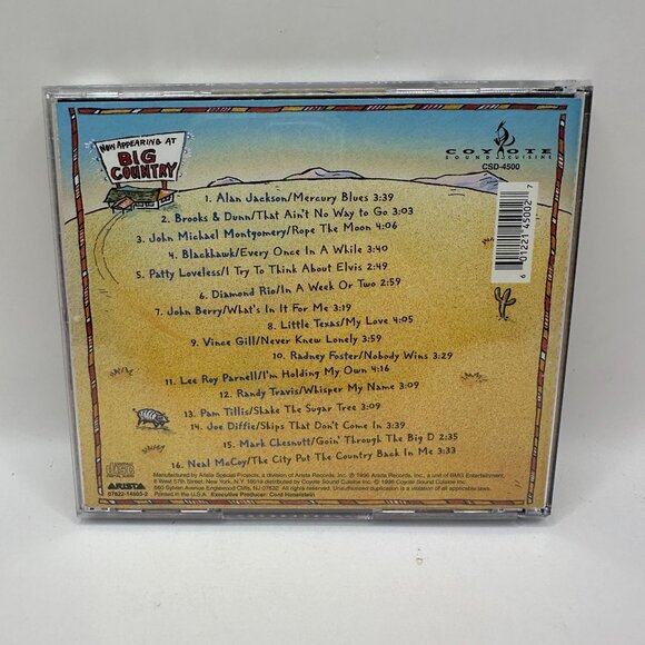 Welcome to Big Country CD Album Various Artist Arista Records - Picture 2 of 5